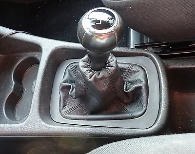 $30.24 • Buy Vauxhall Zafira A Shift Boot Suitable Black Leather Made IN Italy