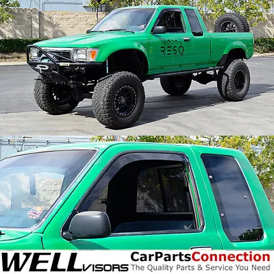 Wellvisors In-channel Window Visors 2Pcs For Toyota Pickup 1989-95 4Runner 90-95 • $69.99