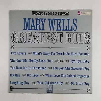 MARY WELLS Greatest Hits MS616 Motown LP Vinyl VGnr+ Cover VG 1965 Stereo • $12.99
