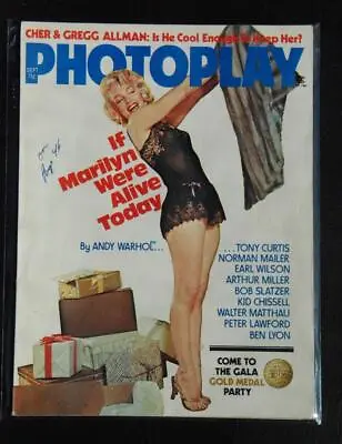 Photoplay Magazine September 1975 Marilyn Monroe On Cover Great Shape!  M14 • $9.99