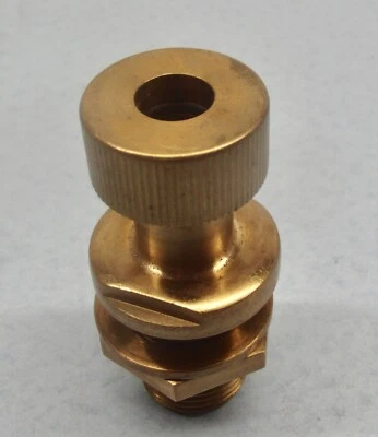 $79.99 • Buy High Vacuum Feedthrough 1/2  Quick Connect 1  Baseplate Brass