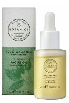 £6.20 • Buy Botanics 100% Organic With Rosehip Nourishing Daily Facial Oil 25ml | Boxed