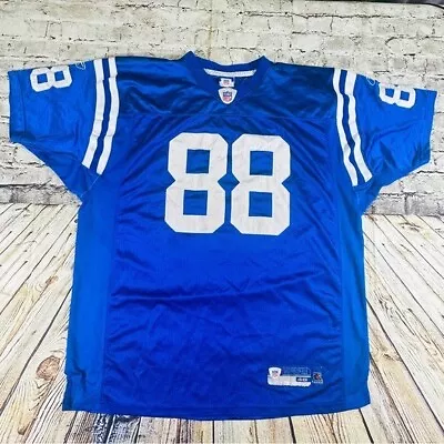 Reebok NFL Men's Indianapolis Colts Marvin Harrison Jersey Sz.48 Blue • $48