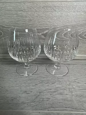 Edinburgh Crystal Fine Brandy Glasses Set Of 2 Glass • £19.99