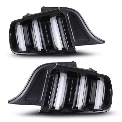 For 2015-2022 Ford Mustang Euro Style Tail Lights LED Sequential Brake Lamps • $272.75