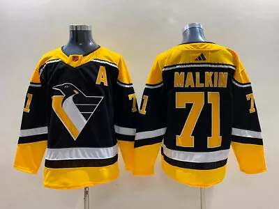 Evgeni Malkin Pittsburgh Penguins Reverse Retro #71 NHL Jersey Black S-3XL • $40.99