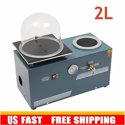 NEW 2L Jewelry Lost Wax Cast Vacuum Investment Casting Combination Machine • $629