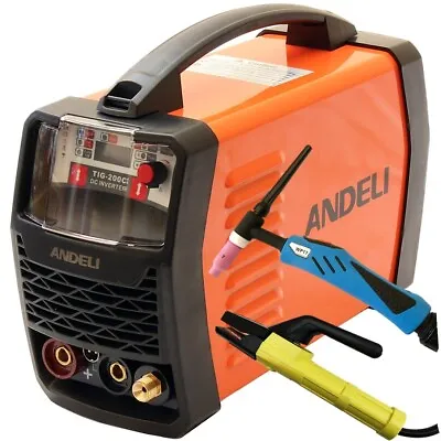 ANDELI 200amp DC Inverter TIG Welder/Cold TIG/Clean/MMA 4 In 1 Welding Machine • £238.99