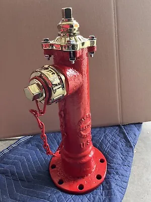 $1495 • Buy Fire Hydrant American MFG St. Louis 2 1/2” Power Coated & Brassed