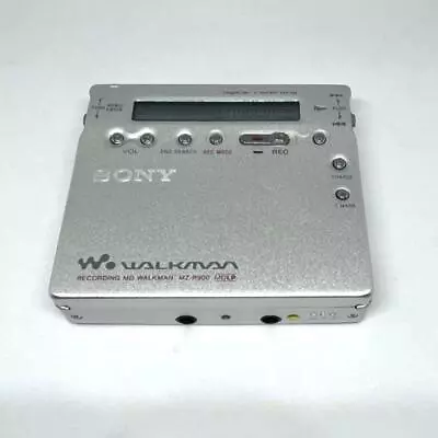 SONY MZ-R900 Silver Walkman MD Mini Disc Portable Player Recorder MDLP Used • $124