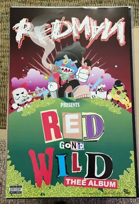 REDMAN ORIGINAL PROMO Poster RED GONE WILD HIP HOP / RAP WU -TANG CLAN • $14.99