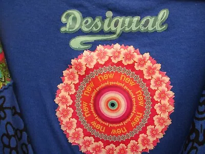 Desigual--ladies Midi Dress--mandala Patternside Pockets • $27