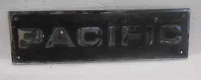 Vintage Pierce Pacific Tractor Metal Emblem Name Sign Mountable Plate Original • $97