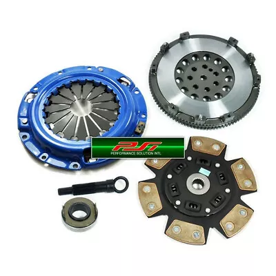 Pi Stage 3 Clutch Kit+chromoly Flywheel 5/92-99 Mitsubishi Eclipse Gs-t Fwd 4g63 • $269