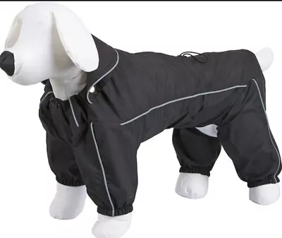 Kerbl Manchester Dog Coat Raincoat Waterproof Rainproof Reflective - Large 45cm • £6.99