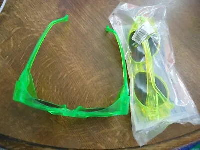 £9 • Buy Areosite Brand Green Or Yellow Tinted Goggles Safety Glasses