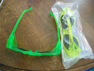 £9 • Buy Areosite Brand Green Or Yellow Tinted Goggles Safety Glasses