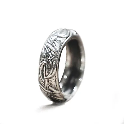 Valknut Viking Odin Thumb Ring Sterling Silver 925 Biker Skull Men Totem Pagan 6 • $75