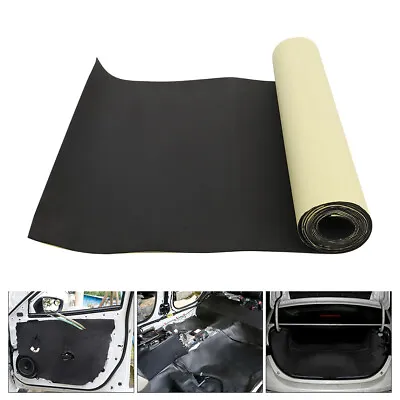 3mm Thick Adhesive Foam Pad 2-5m Acoustic Foam Tile Car Soundproofing Insulation • £16.94