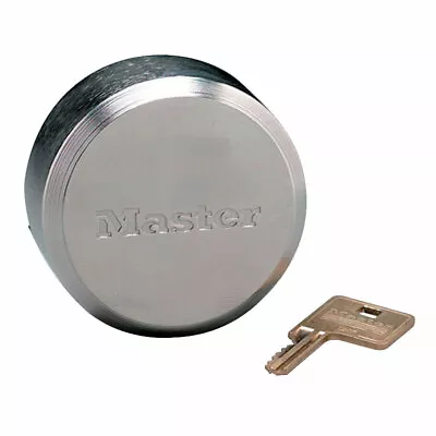 MasterLock 6271 Pro Series Hidden Shackle Round Padlock Keyed Different • $46.32