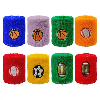 Sports Wrist Sweatbands Unisex Wristband Badminton Gym For Kids • $6.72