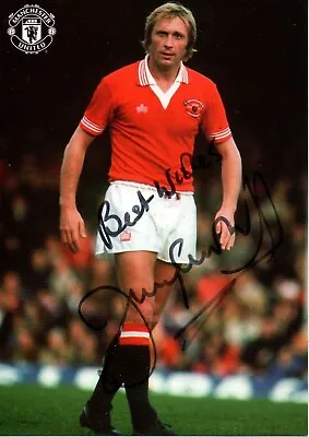 Official Manchester United LEGEND Jimmy Greenhoff Signed Promotional Postcard • £4.99