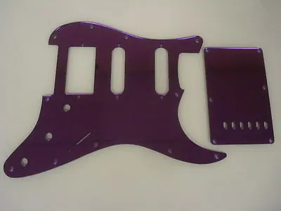 £43.62 • Buy  Purple Mirror Pickguard Set HSS Fits Fender Strat Stratocaster