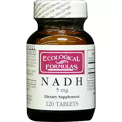 Ecological Formulas Nadh Tablet 5 Mg 120 Tablets • $51