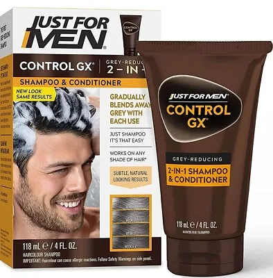 Just For Men CONTROL GX Grey Reducing 2in1 Shampoo & Conditioner 4oz  • $15.79
