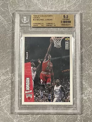 1996-97 UD Collector's Choice #23 Michael Jordan Bulls HOF BGS 9.5 • $58.71