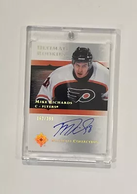 2005-06 Ultimate Collection Mike Richards Ultimate Rookies Auto RC Flyers /399 • $99.99