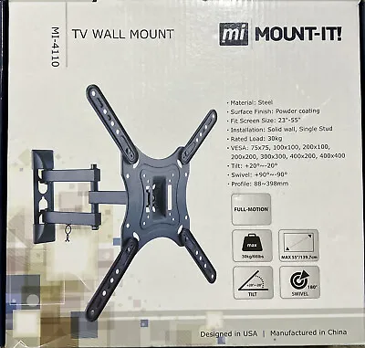 Full Motion TV Wall Mount Samsung Vizio 32 39 40 42 46 47 50 51 55 LED NEW • $17