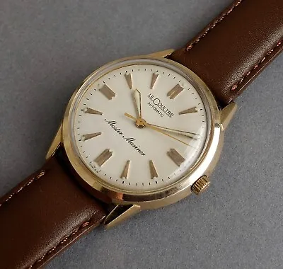 £1275 • Buy JAEGER LECOULTRE MASTER MARINER Automatic 10K Gold Filled Vintage Watch 1959