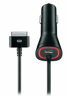 OEM Verizon LOGO MFI Apple Certified 30-Pin 2.1A Car Charger For IPhone 4S/4/3GS • $10