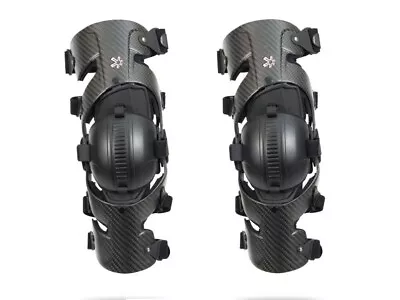 Asterisk Carbon Cell 1.0 Motocross MX ATV Knee Braces Size Small • $758.95