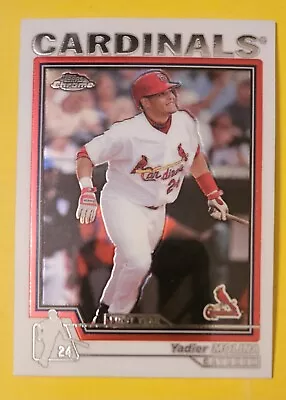 2004 Topps Chrome #219 Yadier Molina FY RC - St. Louis Cardinals $150 • $99.99