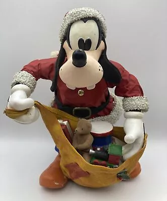 Vintage Disney Fabriche Kurt Adler Goofy Santa 1991 Christmas Decoration • $49.99