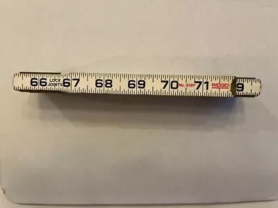Rigid #619F Sheet Metal Folding Ruler 72  Lock Joints Made In USA Very Good • $15