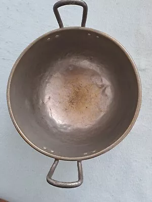 Vintage Copper Pot Container With Handles • $19