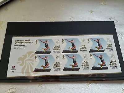 £5.99 • Buy London 2012 Olympic Games Gold Medal Winners Mini Sheet GREG RUTHERFORD
