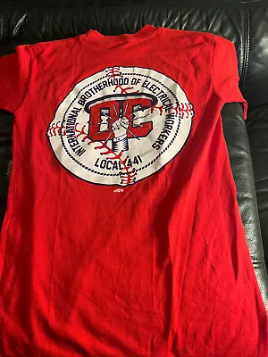 IBEW 441 Orange County CA T Shirt Union Bayside S Red Mint Electrical Workers • $14