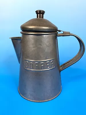 Miniature Decorative 6.5  Metal Coffee Pot For Decor Display • $7.75