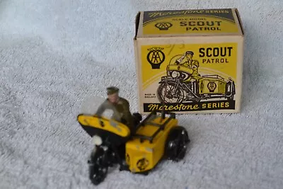 Rare Morestone AA Motorcycle & Sidecar Scout Patrol. Type 1 Complete And Boxed • $62.17