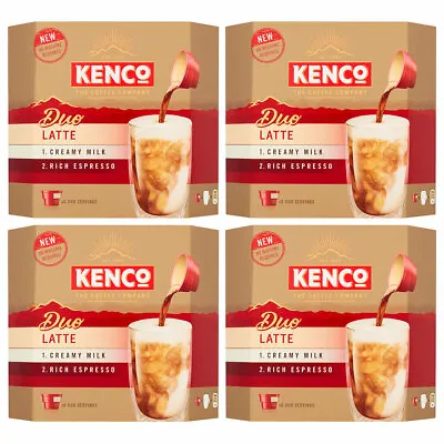  4 X 6 Pack Kenco Duo Latte Instant Coffee In Pot No Machine Required  • £14.99