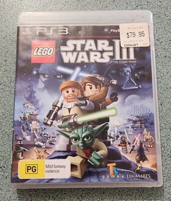 Lego Star Wars III: The Clone Wars (Sony PlayStation 3 PS3)  • $19.90
