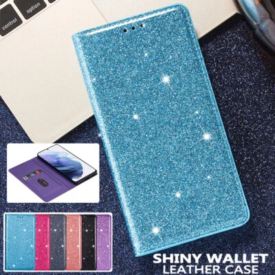 $13.99 • Buy For IPhone 14 13 12 11 Pro Max X/XS XR 8 Case Glitter Leather Wallet Flip Cover