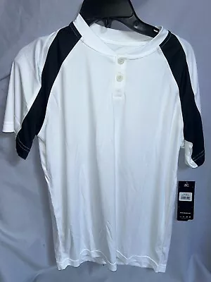 MIZUNO DryLite Men's White Baseball Shirt Lightweight Smooth  Size XL • $19.99