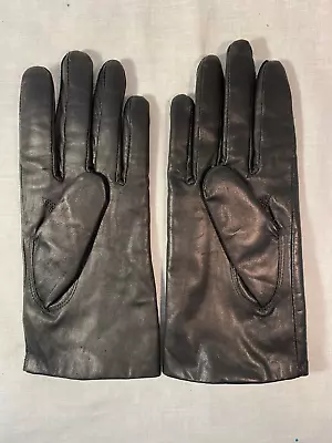 Eddie Bauer Leather Driving Gloves Women's Black Insulated - Size XL • $24.99