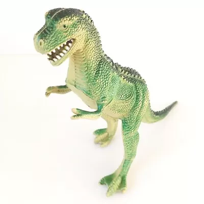 Vintage Green T Rex DINOSAUR Plastic Figure Toy 8  1985 • $19.99