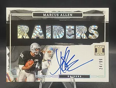 2023 Impeccable Football Marcus Allen HOF On Card Auto /99 Raiders • $10.50